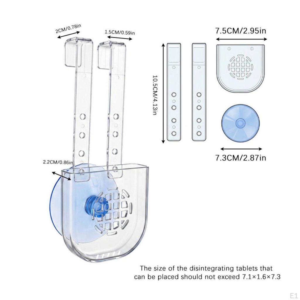 Toilet Tank Cage ClogResistant Design Hanging Holder Prevents Residue Washroom Supply