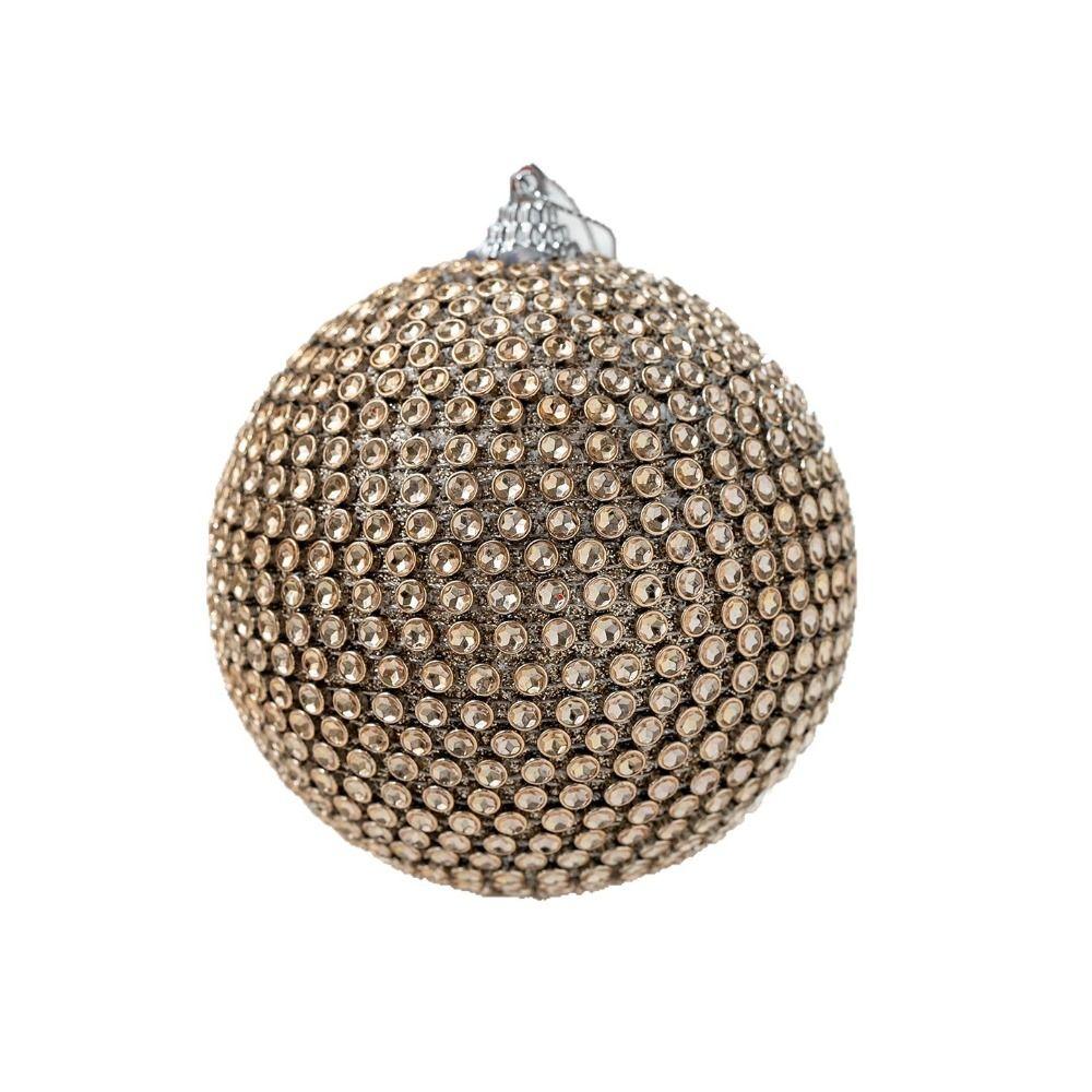 Durable Foams Christmas Tree Balls 8cm Sequin Christmas Decor hanging Shiny hanging ornaments Christmas Party Supplies