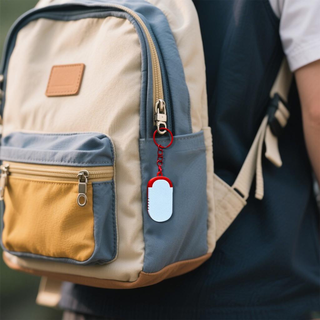Organiser Waterproof Keychain Box Portable Travel Container Metal Box With Key Ring For Outdoor Camping Travels