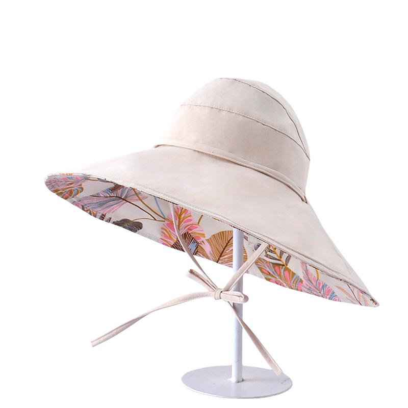 H108 sunshade hat for women Half empty top  ponytail fisherman's hat and a large brim sunscreen hat