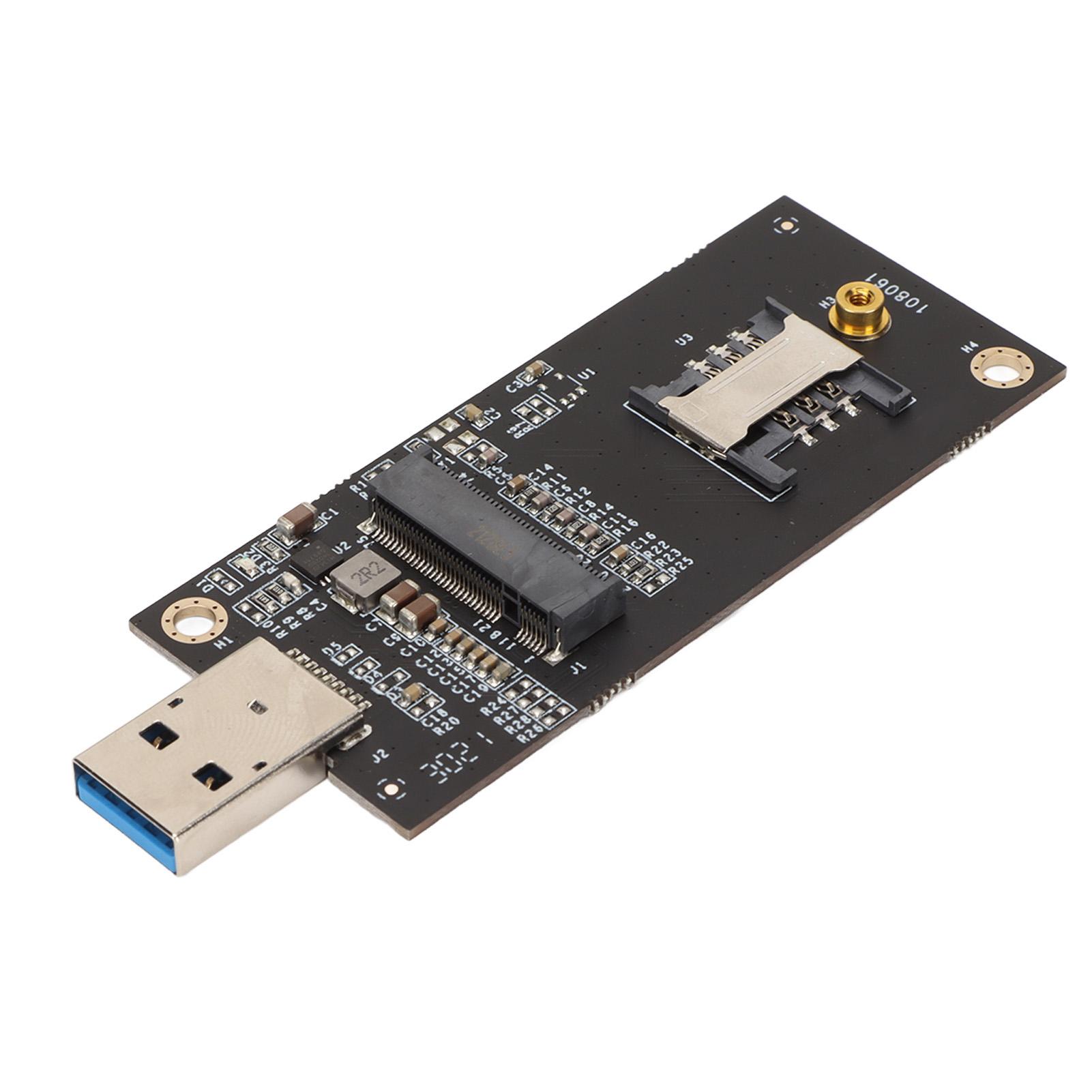 

Адаптер NGFF – USB 3.0 із гніздом для SIM-карти. Стабільність Plug and Play Адаптер M.2 – USB для Windows