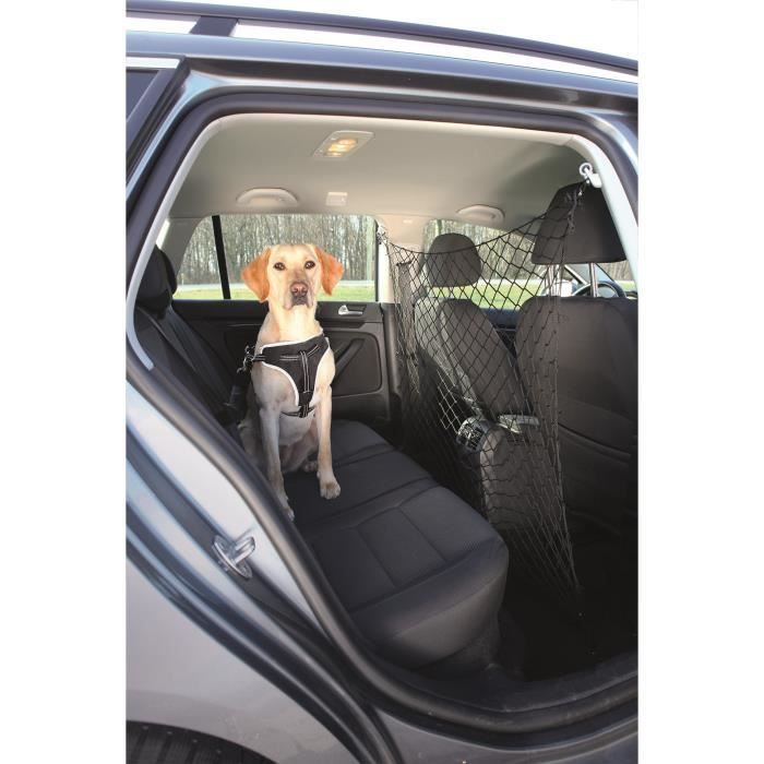 Filet Pour Voiture - TRIXIE - 1x1m - Tissu - Noir - Pour Chien