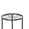5Pcs Round Metal Flower Pot Stands Plant Shelf Multifunctional Decorative Rack for Garden,