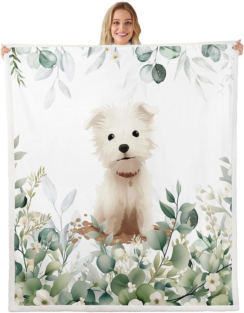 Cute Parrot Blanket Soft Fleece Throw Bird Lover Gift Kids Room Decor Floral Design Home Decoration
