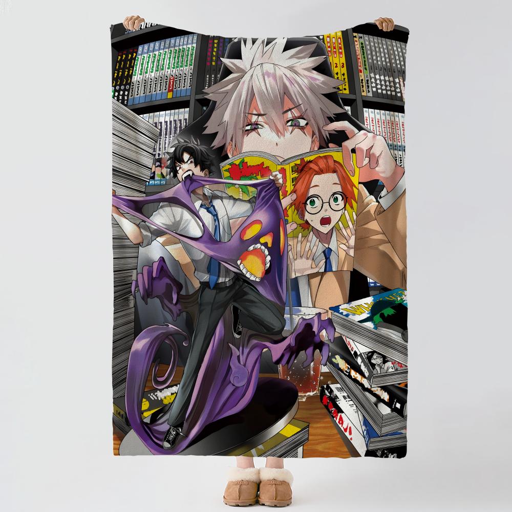 P-Phantom Busters Throw Soft Warm Flannel Blanket, Multi-use Throw for Bed Sofa Office, Air Conditioning Nap Blanket 75x90cm