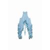Women's Loose Fit Two-piece Skirt Suit Sleeveless Chiffon Top Belted Waist Ruffle Mini Skirt Co-ord Set