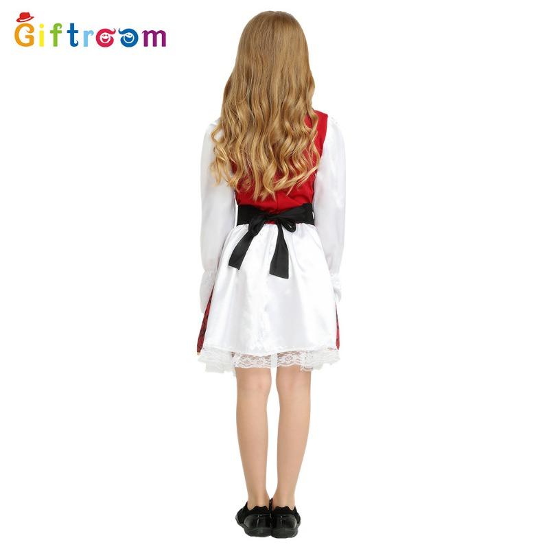 Fluch der Karibik Cosplay Kostüm Mädchen Edelrot Pirat Maskenball Bühnenauftritt Kostüm