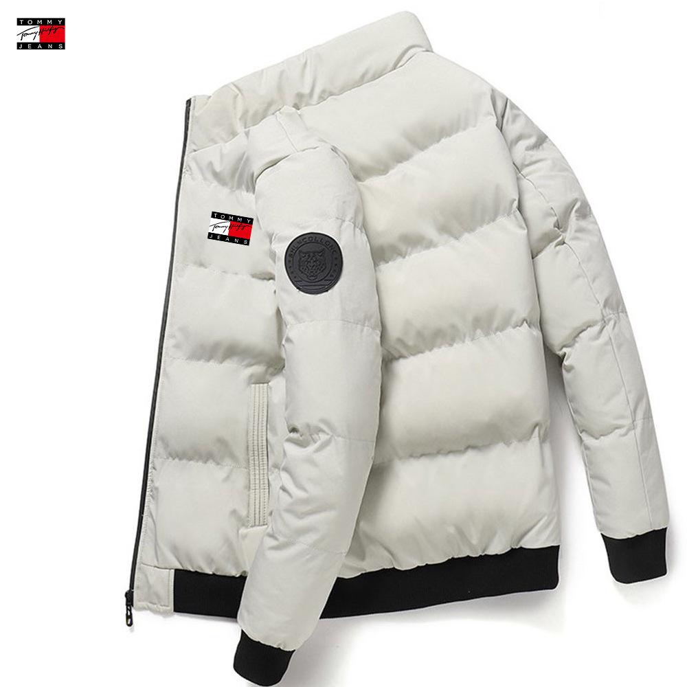 2024 Winter Men's Plus Size Cotton Workwear Jacket - Windproof and Small-Padded