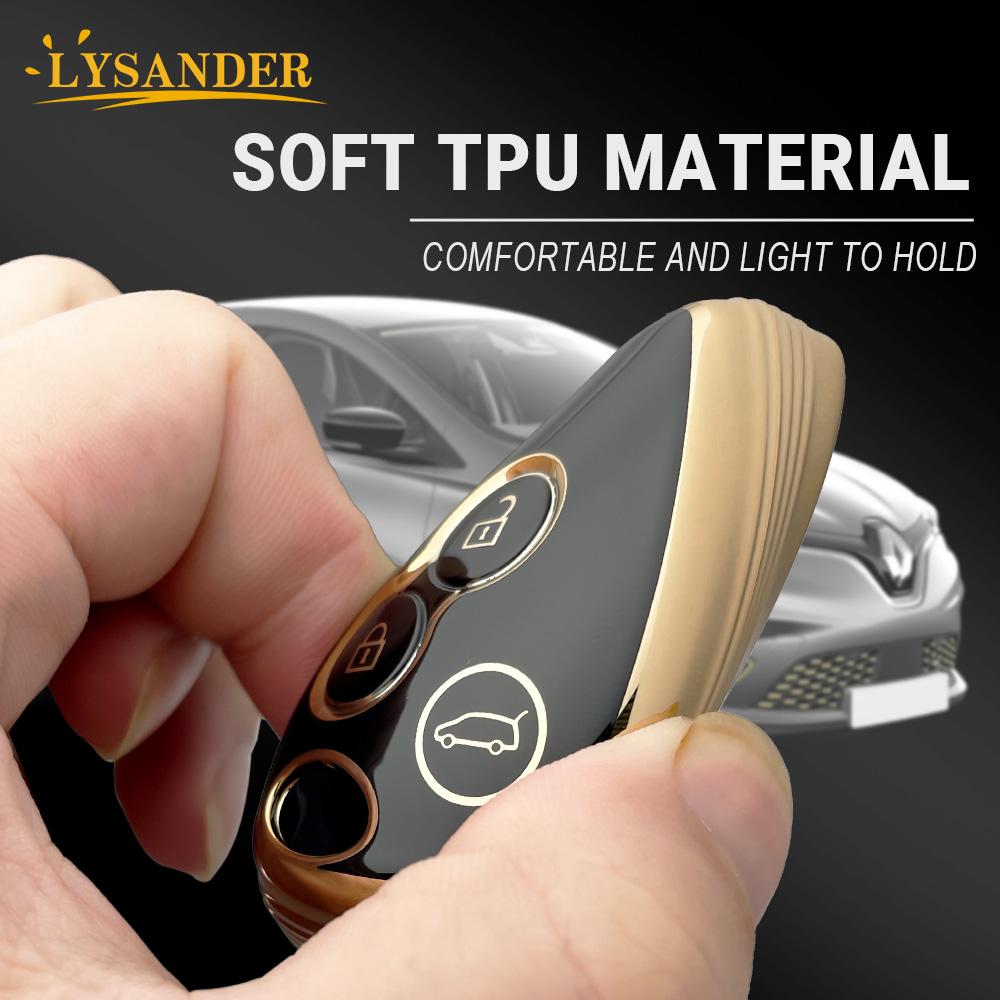 TPU Car Key Case Cover Shell Fob for Renault Dacia Master Kangoo Clio Modus Twingo for Nissan Kubistar Primastar for Opel Vivaro