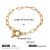 Stainless Steel Beaded Party Bracelet Colorful Natural Stone Bangle Finger Bracelet  Summer