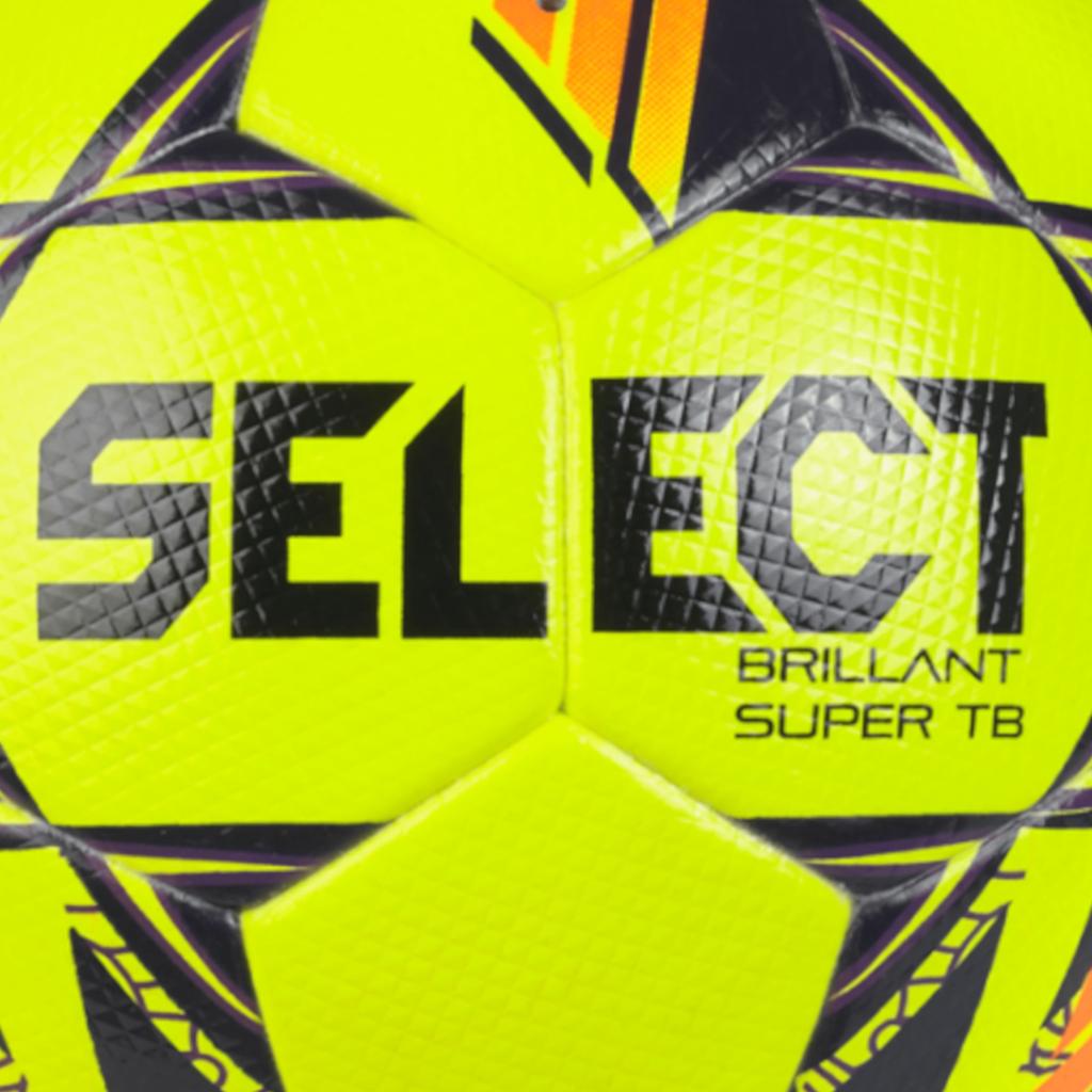 Select Bola de Futebol Brillant Super TB, Unissex amarela