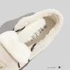Belle winter velvet Maillard board shoes trendy new low-top student warm sports two cotton shoes