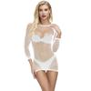 Sexy Women Fishnet Babydoll Lingerie Underwear Nightwear Sleepwear Bodysuit