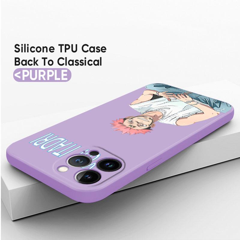 Custodia Jujutsu Kaisen Yuji Itadori Per Samsung Galaxy S10 S21 5g S10e S23 Ultra S20 Fe S8 S9 Plus S22 Quadrata Liquida Morbida