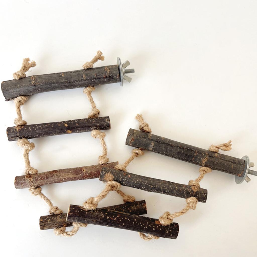 Parrots Grinding Scratchers Perch Cage Mount Bird Ladder Cage Toy Rod Swing Rack Toy Grinding Perch Supplies