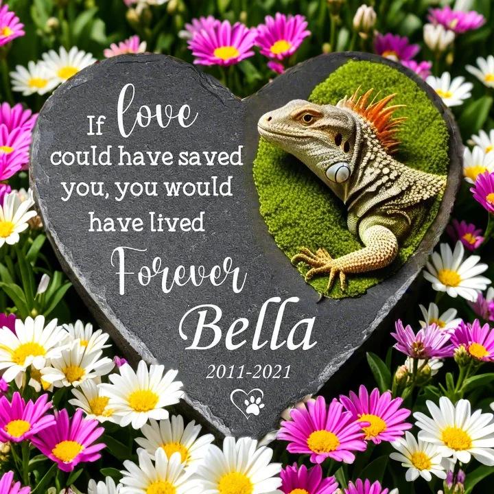 Personalized Pet Memorial Stone - Round DIY Slate for Cats & Dogs