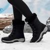 TUINANLE Fashion Snow Boots Women Large Size Cotton Shoes Plush Warm Casual Winter Boots Casual Non Slip Cotton Shoes