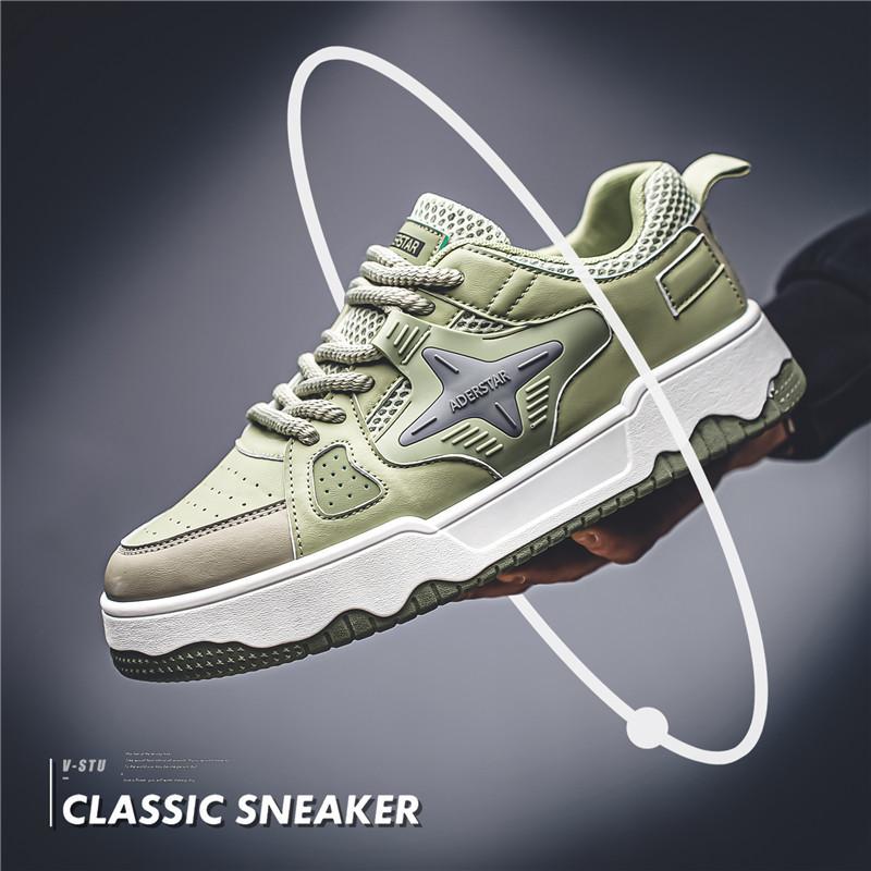 

New Luxury Men s Sneakers Fashion Trend Versatile Casual Board Shoes for Youth Lightweight and Breathable Sports Running Shoes 39 зелений