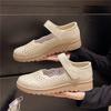 Women's Mesh Shoes Cutout Single Shoes Breathable Non-Slip Sandals