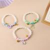 Elastic Rope Pet Pearl Collar Princess Style With Crystal Pendant Cat Necklace Pet Jewelry Cat Accessories Cat Neck Chain Puppy