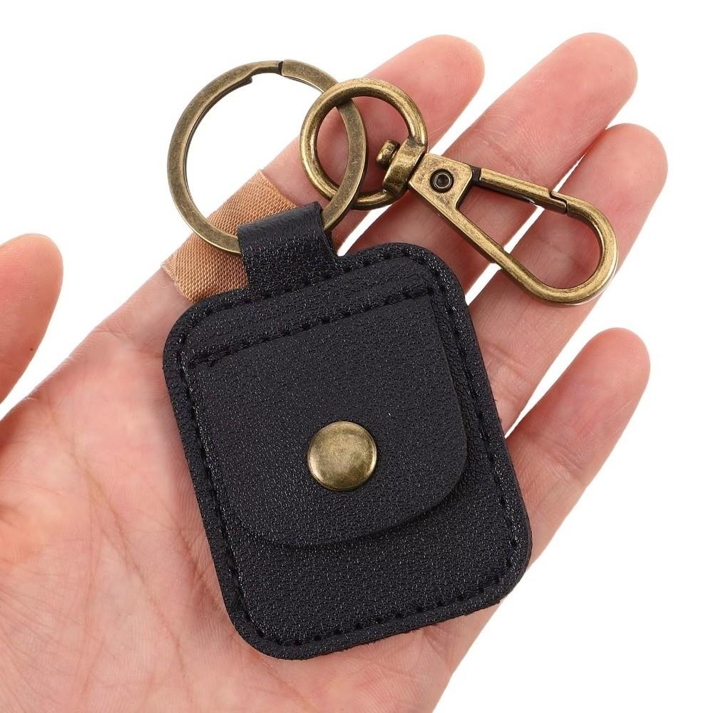 PU Leather Ring Jewelry Pouch Portable Mini Wallet New Coin Holder Key Ring Storage