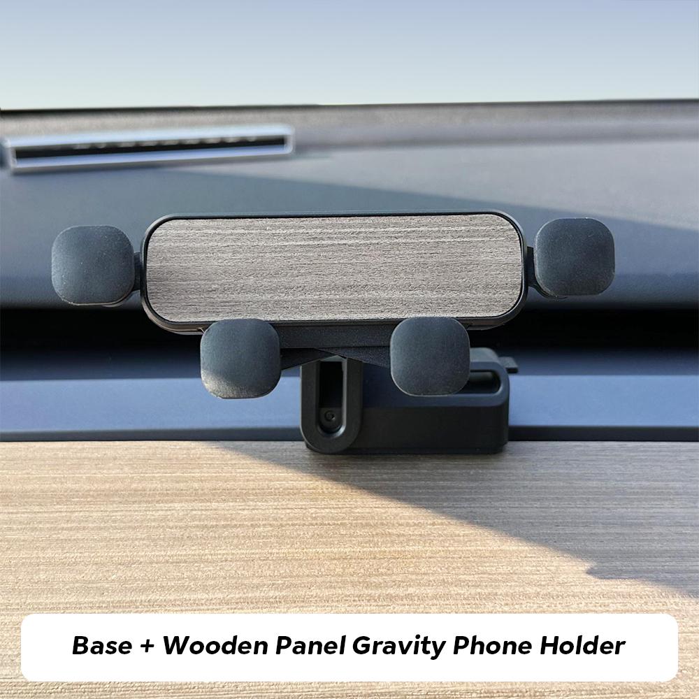 Model 3/Y 17mm 6-Claw Dashboard Panel Base Phone Solar power Bracket For Tesla model 3 model Y 4.0-7.2 inch Mobile Phone Holder