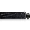 Deli 3711 Wired USB Keyboard and Mouse Combo