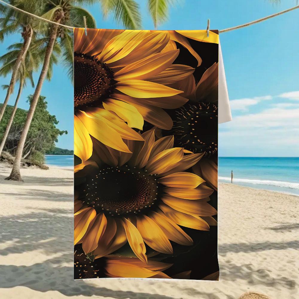 2026 Mermaid Tail Beach Towel Printed Towel Seaside Vacation Absorbent Beach Towel