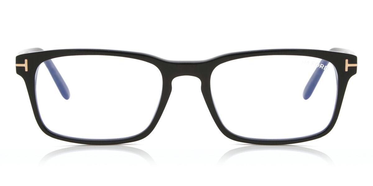 

Tom Ford Ft5938 B Blue Light Block 001 Men Eyeglasses Shiny Black/54