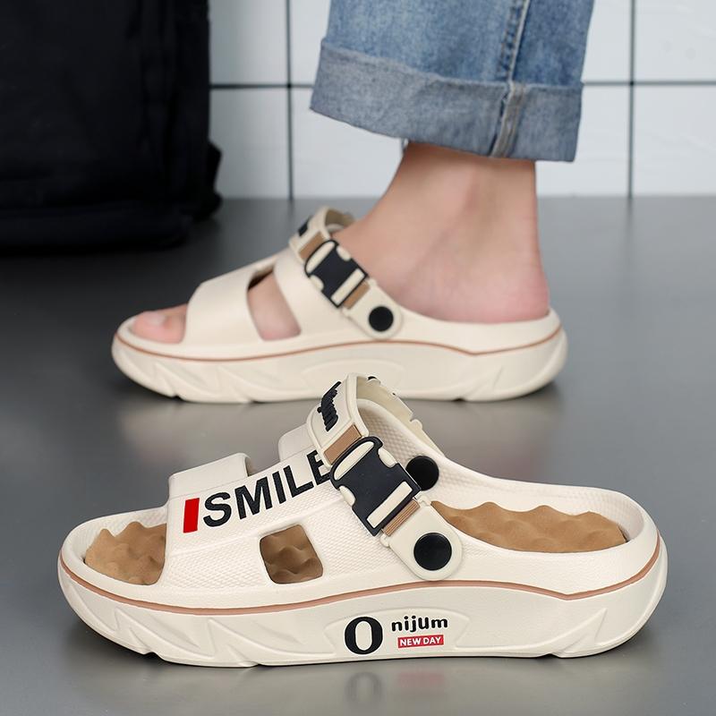 2025 Nové pánské masážní pantofle Vnitřní Venkovní sandály Plážové Pohodlné Měkké Nazouvací pantofle Dřeváky Ležérní obuv Muži Ženy Domácí pantofle