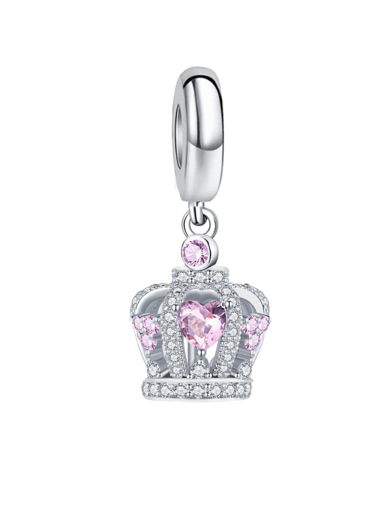 Медный романтический дорожный кулон-бусина с цирконами, шарм, подходит для браслетов, DIY женские украшения высокого качества