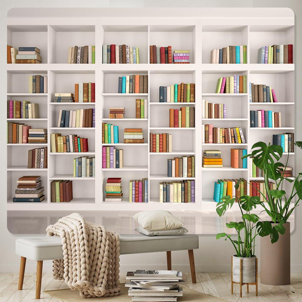 

Книжная полка фоновая ткань большого размера домашний художественный гобелен богемный декоративный гобелен хиппи коврик для йоги листы диванное одеяло 200x150cm