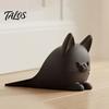 Cat Shaped Doorstop 3D Printed Lying Doorstop, Decorative Kitten Door Stopper Wedge, Floor Anti-slip Carpet for Home Living Room Bedroom