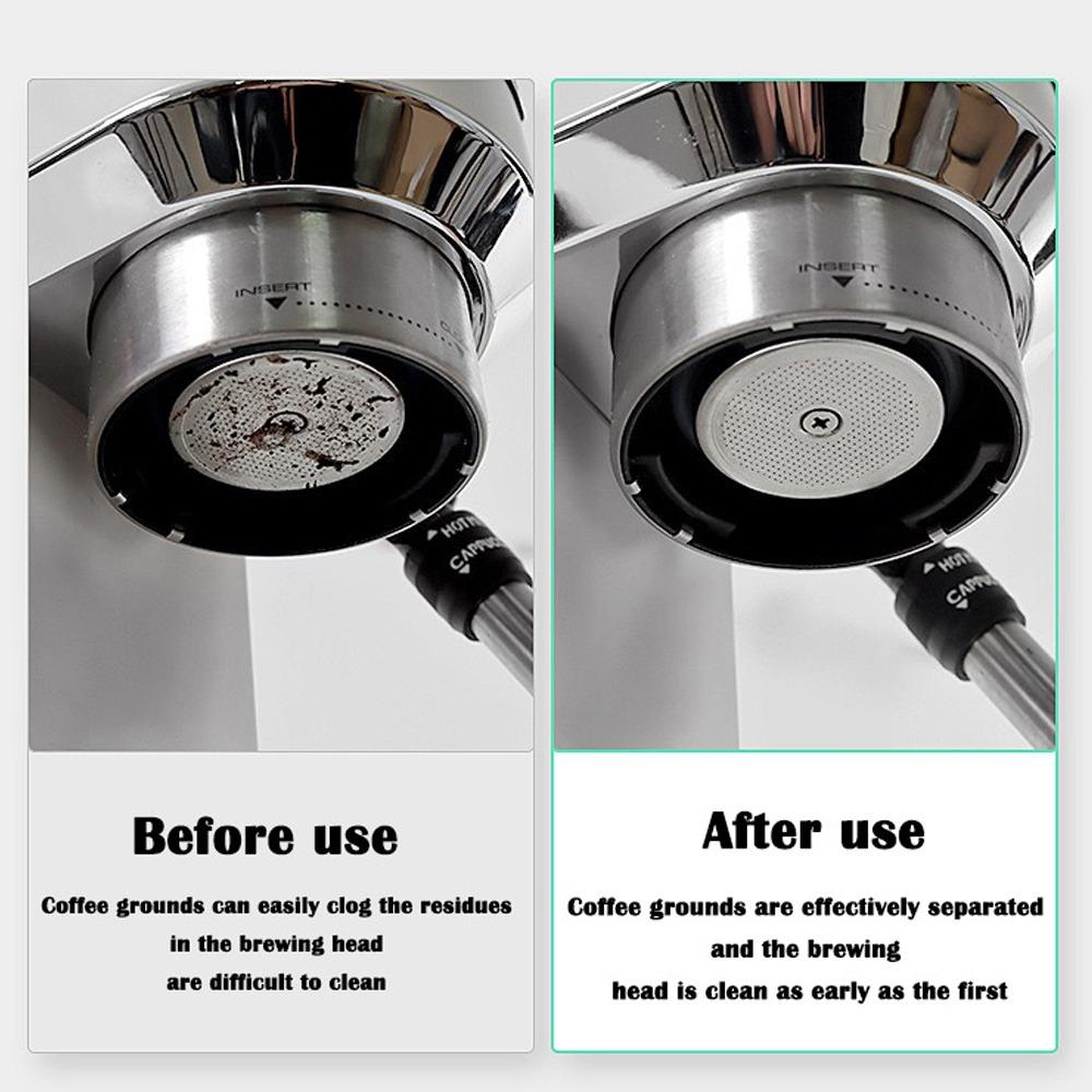 0.2mm Reusable Espresso Puck Screen Coffee Filter Stainless Steel Holder for 51/53/58mm Coffee Portafilter Barista Accessories