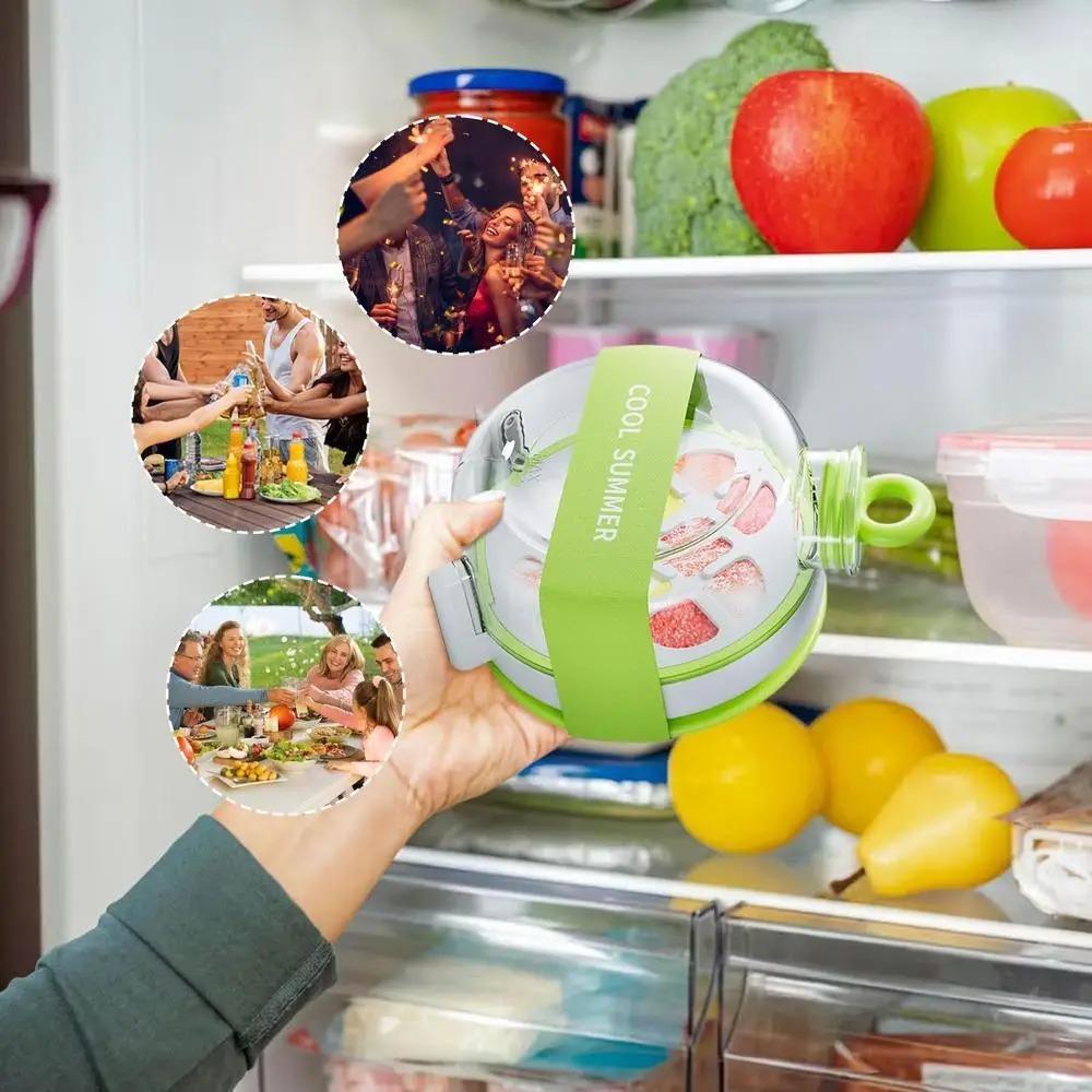 Multiple Grids Ice Cubes Water Bottle Versatile Ice Cube Kettle Creative Ice Cubes Tray Bar