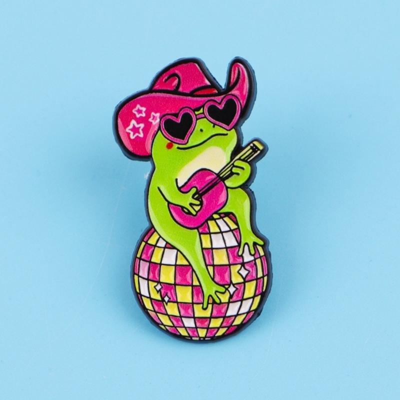 Stylish Frogs Lapel Pin Zinc Alloy Brooch Accessories Fashion Clothing Accessory For Parties Or Everyday Use