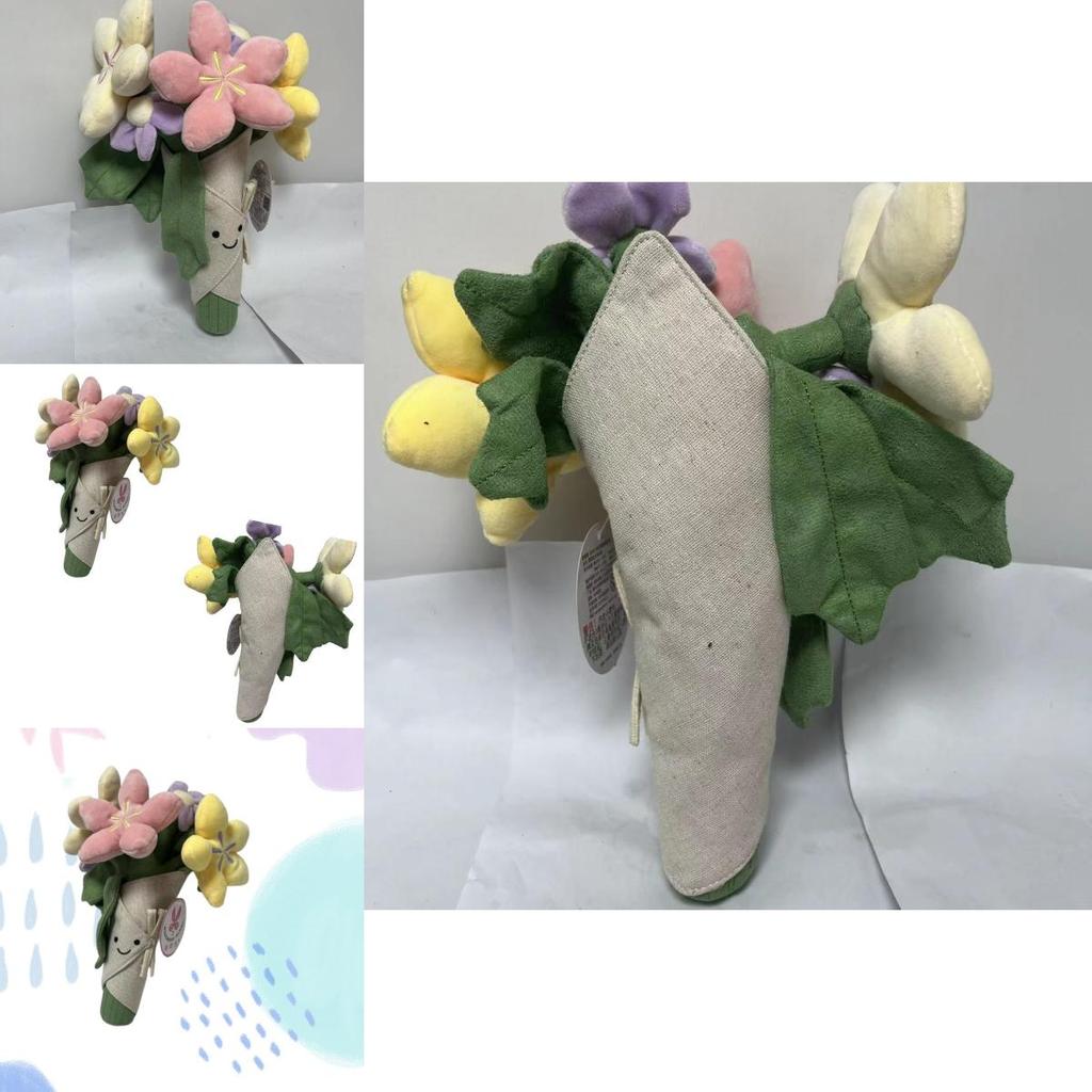 Adorable Floral Plushie Doll Soft Short Plush Stuffed Toy Figurine 16 Inches