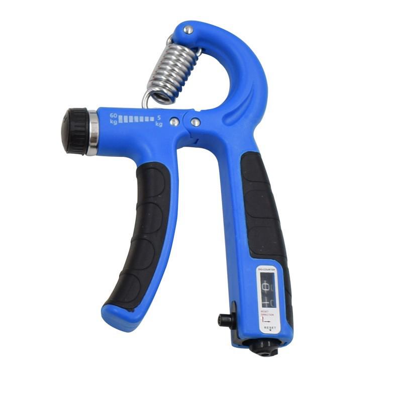 Adjustable Rubber Coated Hand Gripper for Counting, Training, and Rehabilitation
