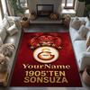 Galatasaray Personalized Text Floor Mat Suitable For Game Room Hallway Bedrooms Foyer Antislip Rug Anime Office Decor Wedding Party Gift