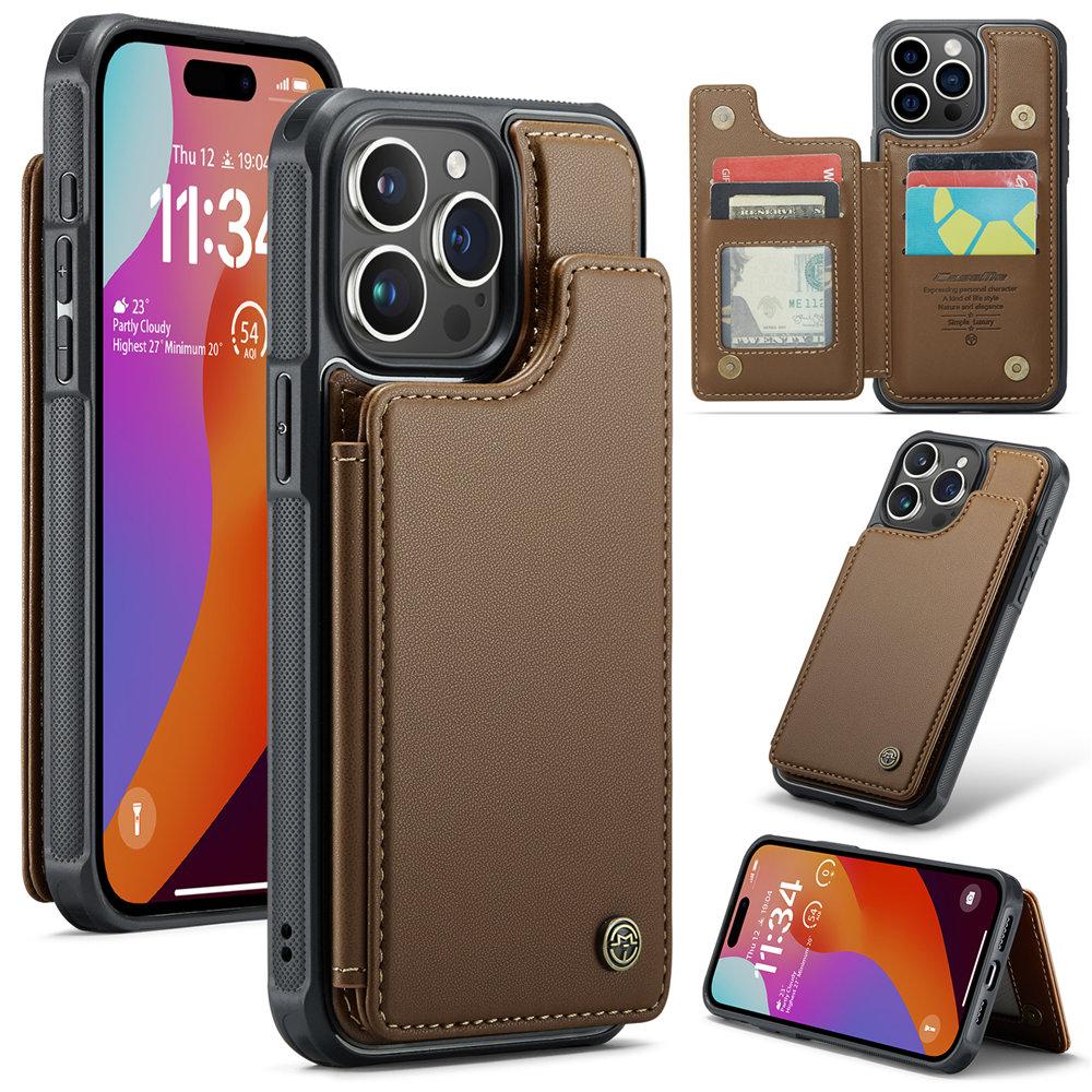 Flip Leather Wallet Phone Case For iPhone 16 15 14 Plus 13 12 11 Pro Max 6S 7 8 Plus SE Credit Card Shockproof Cover Coque
