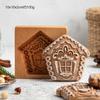 Stampino Tagliabiscotti in Legno di Faggio - Stampo in Legno Naturale per Biscotti e Pasticceria Croccante per Biscotti Fatti a Mano e Strumenti da Forno