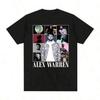 Alex Warrens T-Shirt Sommer Lässig Mode T-Shirt Beliebt Hohe Qualität Grafikdruck Sänger Gleich
