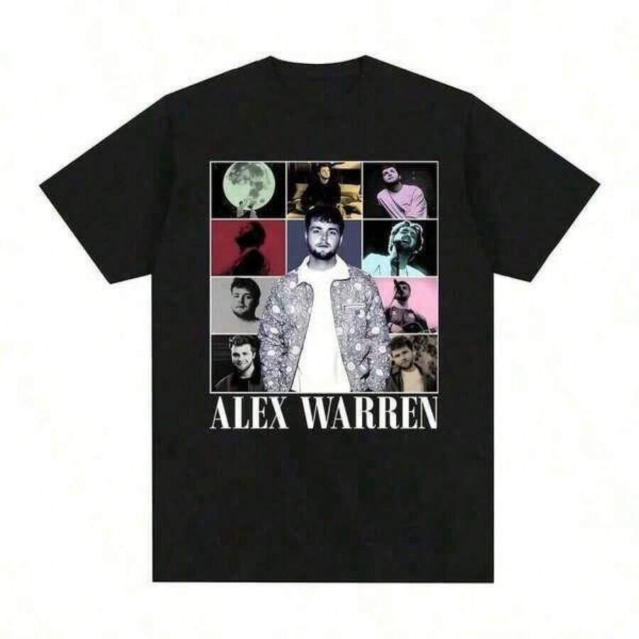 Alex WarrenS TShirt Summer Casual Fashion Tshirt Popular High Quality Graphic Printing Singers Same S