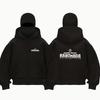 Krav Maga Self - Defense - Inspired, 'Krav Maga' System Logo Design Double Hood Balaclava Men Zip Hoodie Winter Warm