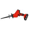 1400W Säbelsäge Wiederaufladbar Kabellos Tragbar Holzbearbeitung Fräser +4 Sägeblätter +LED-Licht für Holzmetallschneiden m/ Akku