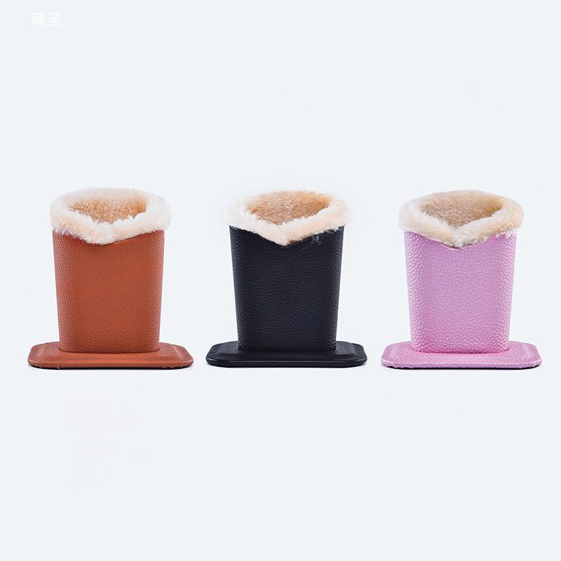 1Pc Winter Plush Eyeglass Holder Eyeglass Stand Display Stands Glass Shelf Sunglass Holder Polyester Cloth Eyeglass Stand