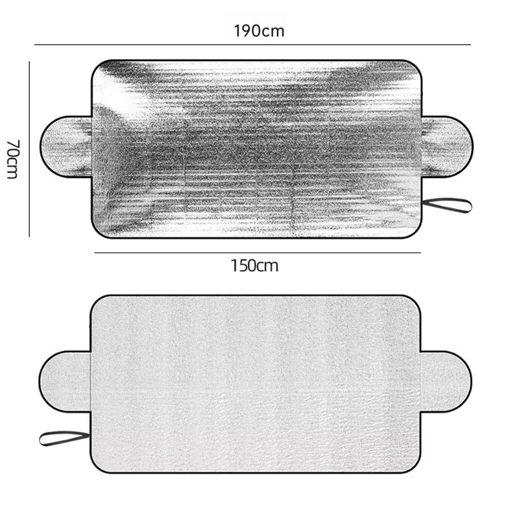 Car Windshield Sunshade Curtain Frost Cover Ice Snow Shield Foldable Car UV Protection Sunshade Auto Windscreen Visor Cover 1PC