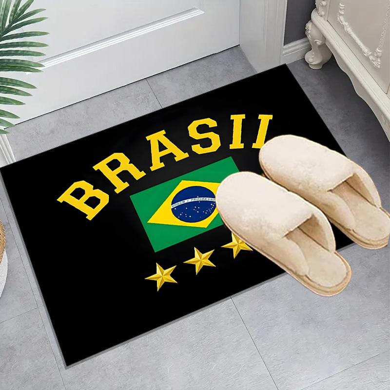 Brazil Rug Area rug for Livingroom, Bedroom, Palyroom, Chair Rug, Office Rug, Floor mat, Large Size Fan Christmas Birthday gift