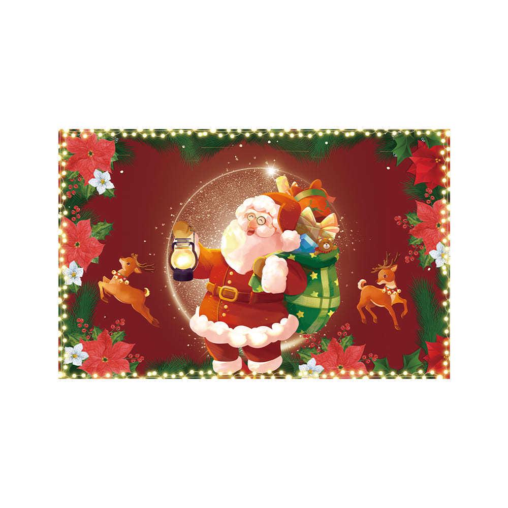 Christmas Backdrop Decorative Wall Cloth for Parties and Restaurants