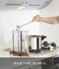 Yamazaki Eco Kitchen Stand Black W12 D9.5 H26.5cm Tower Water Drainer Triangular Corner Slim Foldable 6785